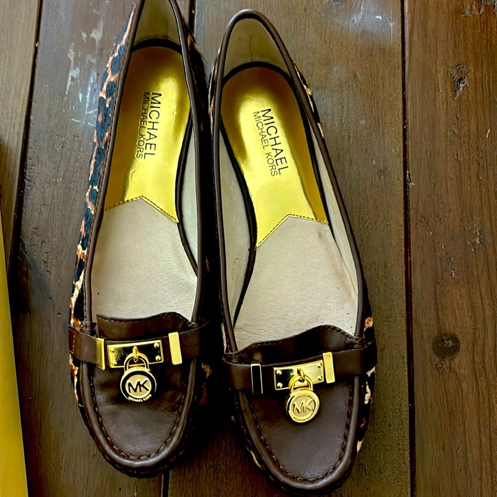 Michael Kors Hamilton printed mocs